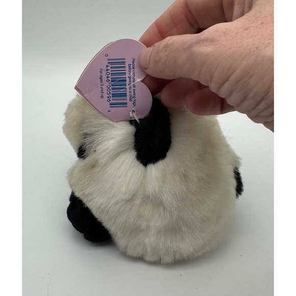 1997 TY  Puffkins Peter Panda Plush Stuffed Animal Heart w tags - Picture 6 of 10